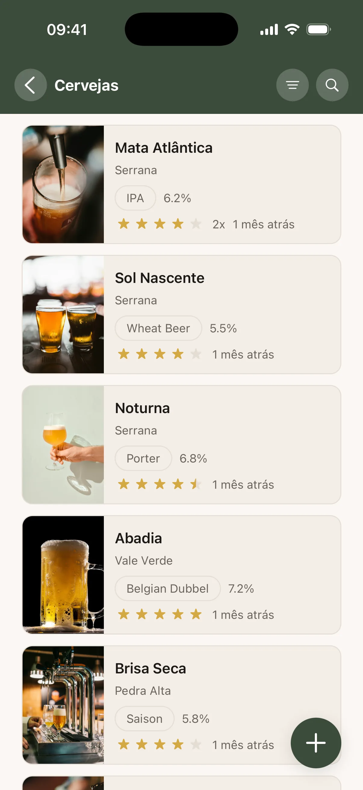 Catálogo de cervejas no Lupu